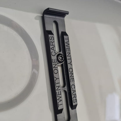 Support de plaque cliquez voiture | ultra-compact | format long