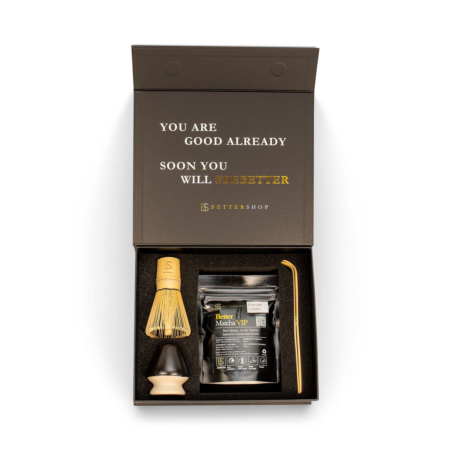 VIP Better Bio Matcha Starterset (Ceremonial) | 9-Teilig