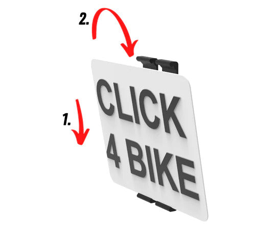21CARS Twenty One Cars Klick Kennzeichenhalter Klick4Bike Click4Bike clickforbike.com Motorrad Wechselschild NUmmernschild Kennzeichenhalter Schweiz