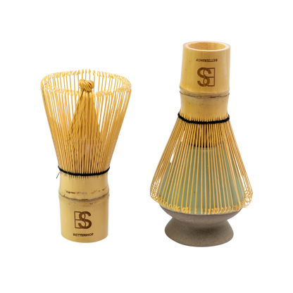 Matcha Besen aus Bambus, handgemacht von BetterShop